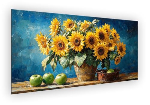 Malen Nach Zahlen Erwachsene Blume, Malen Nach Zahlen Obst Paint by Numbers DIY Handgemalt Ölgemälde Kit Mit 3 - Pinseln und Acrylfarbe Knitterfreie Leinwand Kit Geschenk für Wanddeko 50x100cm XD-419 von Lixfagng