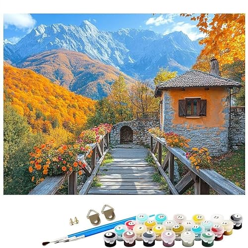 Malen Nach Zahlen Erwachsene Landschaft Herbst, Malen Nach Zahlen Kinder ab 7 mit Pinseln und Acrylfarben DIY Ölgemälde Set Basteln Leinwand Bild Erwachsene für Home Deko 80x120cm Ohne Rahmen L8-2 Malen Nach Zahlen Erwachsene Landschaft Herbst, Malen Nach Zahlen Kinder ab 7 mit Pinseln und Acrylfarben DIY Ölgemälde Set Basteln Leinwand Bild Erwachsene für Home Deko 80x120cm Ohne Rahmen L8-2 von Lixfagng
