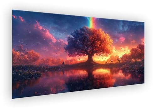 Malen Nach Zahlen Erwachsene Regenbogen, Malen Nach Zahlen Baum Paint by Numbers DIY Handgemalt Ölgemälde Kit Mit Pinseln und Acrylfarbe Knitterfreie Leinwand Kit Geschenk für Wanddeko 70x140cm XD-511 Malen Nach Zahlen Erwachsene Regenbogen, Malen Nach Zahlen Baum Paint by Numbers DIY Handgemalt Ölgemälde Kit Mit Pinseln und Acrylfarbe Knitterfreie Leinwand Kit Geschenk für Wanddeko 70x140cm XD-511 von Lixfagng