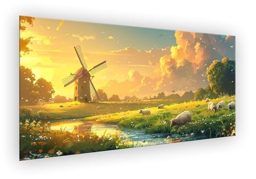 Malen Nach Zahlen Erwachsene Schaf, Malen Nach Zahlen Wiese Paint by Numbers DIY Handgemalt Ölgemälde Kit Mit 3 - Pinseln und Acrylfarbe Knitterfreie Leinwand Kit Geschenk für Wanddeko 25x50cm XD-689 Malen Nach Zahlen Erwachsene Schaf, Malen Nach Zahlen Wiese Paint by Numbers DIY Handgemalt Ölgemälde Kit Mit 3 - Pinseln und Acrylfarbe Knitterfreie Leinwand Kit Geschenk für Wanddeko 25x50cm XD-689 von Lixfagng