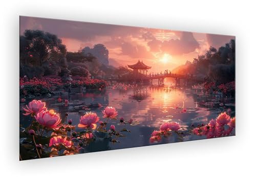 Malen Nach Zahlen Erwachsene Sonnenuntergang, Malen Nach Zahlen Brucke Paint by Numbers DIY Handgemalt Ölgemälde Kit Mit Pinseln und Acrylfarbe Knitterfreie Leinwand Kit für Wanddeko 70x140cm XD-33 Malen Nach Zahlen Erwachsene Sonnenuntergang, Malen Nach Zahlen Brucke Paint by Numbers DIY Handgemalt Ölgemälde Kit Mit Pinseln und Acrylfarbe Knitterfreie Leinwand Kit für Wanddeko 70x140cm XD-33 von Lixfagng