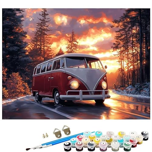 Malen Nach Zahlen Erwachsene Sonnenuntergang Autobahn, Malen Nach Zahlen Kinder ab 7 mit Pinseln und Acrylfarben DIY Ölgemälde Set Basteln Leinwand Bild Erwachsene für Home Deko 80 x 120 cm L8-28 Malen Nach Zahlen Erwachsene Sonnenuntergang Autobahn, Malen Nach Zahlen Kinder ab 7 mit Pinseln und Acrylfarben DIY Ölgemälde Set Basteln Leinwand Bild Erwachsene für Home Deko 80 x 120 cm L8-28 von Lixfagng
