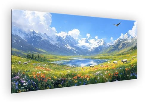 Malen Nach Zahlen Erwachsene Tier, Wiese Malen Nach Zahlen DIY Paint by Numbers Handgemalt Ölgemälde Kit Mit 3 - Pinseln und Acrylfarbe knitterfreie leinwand Kit für Wanddeko Groß 25x50cm XD-872 Malen Nach Zahlen Erwachsene Tier, Wiese Malen Nach Zahlen DIY Paint by Numbers Handgemalt Ölgemälde Kit Mit 3 - Pinseln und Acrylfarbe knitterfreie leinwand Kit für Wanddeko Groß 25x50cm XD-872 von Lixfagng