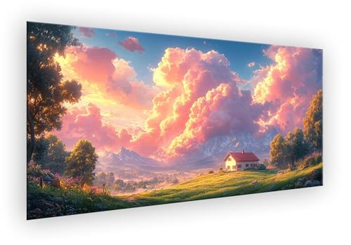 Malen Nach Zahlen Erwachsene Wolke, Malen Nach Zahlen Wiese Paint by Numbers DIY Handgemalt Ölgemälde Kit Mit 3 - Pinseln und Acrylfarbe Knitterfreie Leinwand Kit Geschenk für Wanddeko 70x140cm XD-507 Malen Nach Zahlen Erwachsene Wolke, Malen Nach Zahlen Wiese Paint by Numbers DIY Handgemalt Ölgemälde Kit Mit 3 - Pinseln und Acrylfarbe Knitterfreie Leinwand Kit Geschenk für Wanddeko 70x140cm XD-507 von Lixfagng