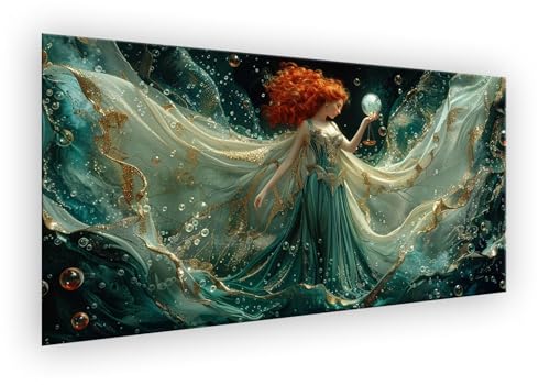 Traum Malen Nach Zahlen Erwachsene, Frau Malen Nach Zahlen 100x200cm Paint by Numbers DIY Handgemalt Ölgemälde Kit Mit Pinseln und Acrylfarbe Knitterfreie Leinwand Kit für Wanddeko Ohne Rahmen XD-416 von Lixfagng