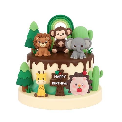 12 Pcs Tiere Geburtstag Tortendeko 12 Pcs Tiere Geburtstag Tortendeko von Lixstyea