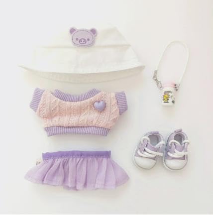 Kleidung für Puppe (Lila) von Lixstyea