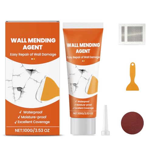 Wall Repair Cream, Wall Filler, Ready Filler White Wall, Wall Repair Paste, Borehole and Crack Filler, Effective Repair of Drill Holes and Filling Cracks Holes, Graffiti, 03 von Lixuitme