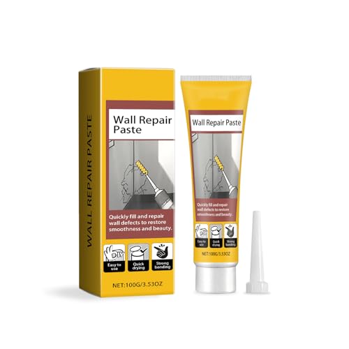 Wall Repair Cream, Wall Filler, Ready Filler White Wall, Wall Repair Paste, Borehole and Crack Filler, Effective Repair of Drill Holes and Filling Cracks Holes, Graffiti, 06 von Lixuitme