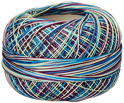 LIZBETH Size 80 HH80 Baumwollgarn, 180 m, 10 g, Confetti von LIZBETH