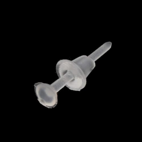 Ljmyy 100 Stück/50 Paar Ohrstecker-Schutzabdeckungen mit extra Verschlüssen für empfindliche Ohren, transparente Ohrringe für Herren, mit Ohrringen Ljmyy 100 Stück/50 Paar Ohrstecker-Schutzabdeckungen mit extra Verschlüssen für empfindliche Ohren, transparente Ohrringe für Herren, mit Ohrringen von Ljmyy