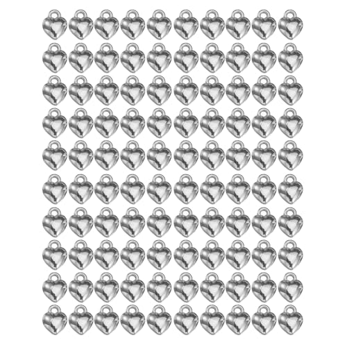 Ljmyy 100 Stück Herz Neujahr Schmuckherstellung Quasten Süße Liebe Herz Anhänger für Armband Schlüsselanhänger Mode Anhänger Ljmyy 100 Stück Herz Neujahr Schmuckherstellung Quasten Süße Liebe Herz Anhänger für Armband Schlüsselanhänger Mode Anhänger von Ljmyy