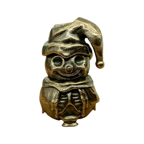 Ljmyy Miniatur-Schneemann-Anhänger aus Messing, Paracord-Charm für Campingausrüstung, Dekoration, Outdoor-Überlebensausrüstung, Zubehör, Fallschirmschnur-Anhänger Ljmyy Miniatur-Schneemann-Anhänger aus Messing, Paracord-Charm für Campingausrüstung, Dekoration, Outdoor-Überlebensausrüstung, Zubehör, Fallschirmschnur-Anhänger von Ljmyy