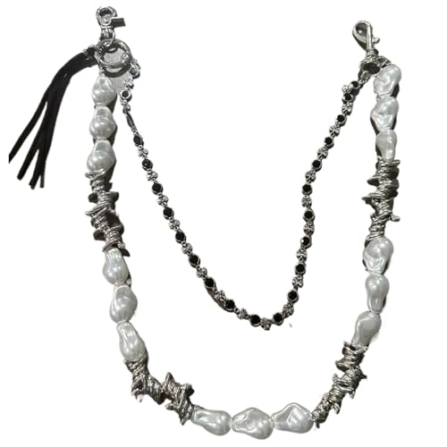 Ljmyy Modische Herren-Gürtelkette mit Metallperlen, stilvoller Taillengürtel für trendige Stile und einzigartigen Look auf Partys und Festivals Ljmyy Modische Herren-Gürtelkette mit Metallperlen, stilvoller Taillengürtel für trendige Stile und einzigartigen Look auf Partys und Festivals von Ljmyy