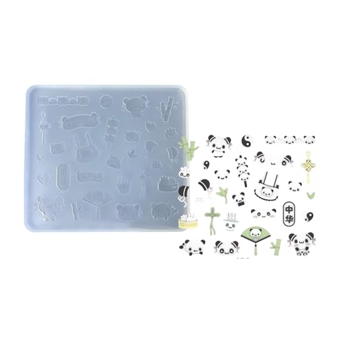 Ljmyy Praktische Silikonform in Panda-Form, einzigartiges Epoxidharz, Schmuckherstellung, Formen für Bastler, Epoxidharz, Epoxidform Ljmyy Praktische Silikonform in Panda-Form, einzigartiges Epoxidharz, Schmuckherstellung, Formen für Bastler, Epoxidharz, Epoxidform von Ljmyy