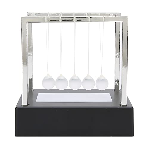 LjwZekyrnt Pendelball Dekoration Shiny Craft Kinder Toue Toue Gift Wissenschaft Bildung Wissenschaft Tool (schwarze Basis von Newton Ball) von LjwZekyrnt