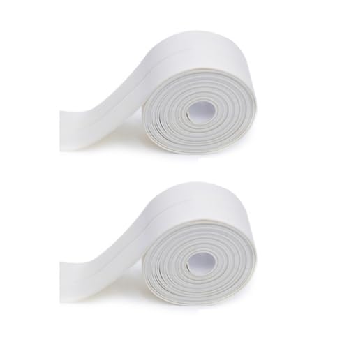 Lkw Ogechi 2 Rollen Dichtungsband Selbstklebend, PVC Wasserdicht Klebeband 38mm x 3.2m, Dichtband Selbstklebend, für Dusche, Küche, Toilette, Wandecke, Badewanne Lkw Ogechi 2 Rollen Dichtungsband Selbstklebend, PVC Wasserdicht Klebeband 38mm x 3.2m, Dichtband Selbstklebend, für Dusche, Küche, Toilette, Wandecke, Badewanne von Lkw Ogechi