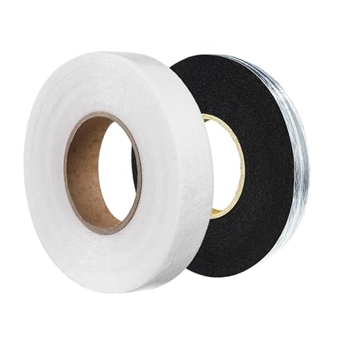 Lkw Ogechi 2er Saumband, 64 Meter/70 Yards, 20 mm Breite, Saumband zum Aufbügeln Ohne Nähen, Klebeband zum Aufbügeln auf Stoff, Selbstklebendes Bügelband Nahtband, für Hosen Vorhänge Kleidung Lkw Ogechi 2er Saumband, 64 Meter/70 Yards, 20 mm Breite, Saumband zum Aufbügeln Ohne Nähen, Klebeband zum Aufbügeln auf Stoff, Selbstklebendes Bügelband Nahtband, für Hosen Vorhänge Kleidung von Lkw Ogechi