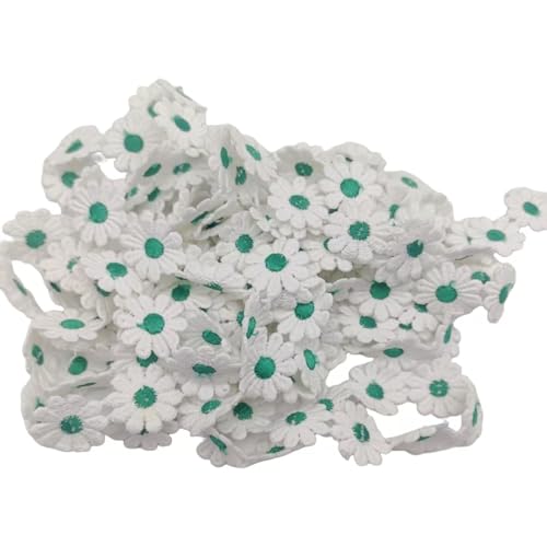 Lmlliang 4,5 m grünes Gänseblümchenmuster, bestickte Spitzenbänder, DIY, handgefertigt, Patchworkband, Nähzubehör, Handwerk Lmlliang 4,5 m grünes Gänseblümchenmuster, bestickte Spitzenbänder, DIY, handgefertigt, Patchworkband, Nähzubehör, Handwerk von Lmlliang