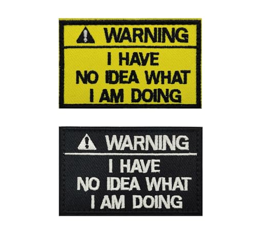 Lmshuqun 2 Stück I Have No Idea What I Am Doing Lustige Taktische Stickerei Hook & Loop Moral Patch Militär Patch Lmshuqun 2 Stück I Have No Idea What I Am Doing Lustige Taktische Stickerei Hook & Loop Moral Patch Militär Patch von Lmshuqun