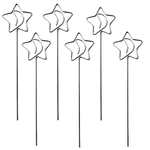 Metall Fotohalter, 6 Pcs Metalldrähte Memo Clip, Kartenhalter, Tischnummer Clip, für Party Geburtstag Hochzeit Kuchen Dekor Metall Fotohalter, 6 Pcs Metalldrähte Memo Clip, Kartenhalter, Tischnummer Clip, für Party Geburtstag Hochzeit Kuchen Dekor von Lmyzcbzl