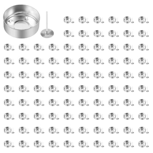 Lnfxkvva Aluminium-Teelichter, 600 Stück, Metall-Teelichtdosen mit 600 Kerzendochten, leere Kerzen für Kerzenliebhaber Lnfxkvva Aluminium-Teelichter, 600 Stück, Metall-Teelichtdosen mit 600 Kerzendochten, leere Kerzen für Kerzenliebhaber von Lnfxkvva