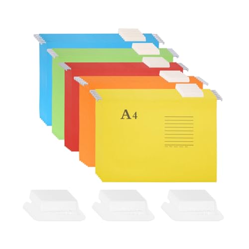 Lnfxkvva Hängemappen, Briefgröße, verschiedene Farben, entworfen für farbkodierte Aktenorganisation und Aktenschränke, 25 Stück Lnfxkvva Hängemappen, Briefgröße, verschiedene Farben, entworfen für farbkodierte Aktenorganisation und Aktenschränke, 25 Stück von Lnfxkvva