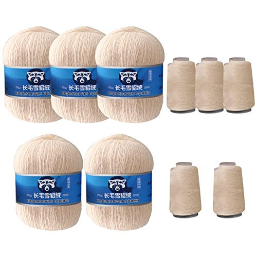 10 Pack Kaschmirgarnknäuel, Kaschmir Soft Nerz-Samt Wolle Garn Für Handstricken, Weiches Langes Plüsch-Kaschmirgarn Pelzhaar-Nerz-Kaschmirgarn Zum Handstricken, Häkeln, Projekt 10 Pack Kaschmirgarnknäuel, Kaschmir Soft Nerz-Samt Wolle Garn Für Handstricken, Weiches Langes Plüsch-Kaschmirgarn Pelzhaar-Nerz-Kaschmirgarn Zum Handstricken, Häkeln, Projekt von Lnhgh