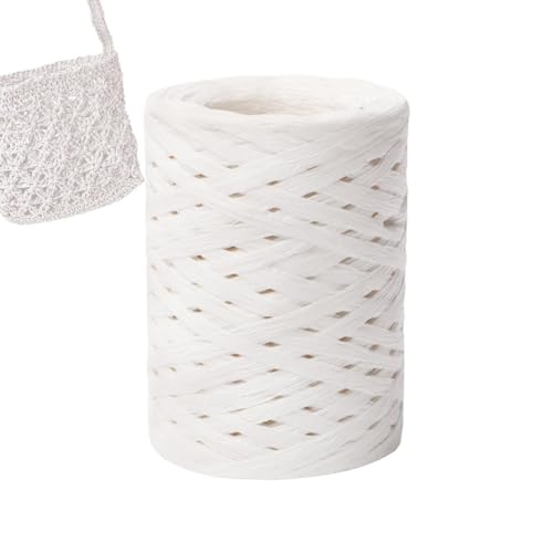 Bast Band Naturbast Papierband, Bastgarn Zum Häkeln, Raffiabast Papierband Bast Band Packschnur Für Bastelarbeiten, Bast Raffia Papier Packschnur Für Geschenkverpackung, Weben, Dekoration Bast Band Naturbast Papierband, Bastgarn Zum Häkeln, Raffiabast Papierband Bast Band Packschnur Für Bastelarbeiten, Bast Raffia Papier Packschnur Für Geschenkverpackung, Weben, Dekoration von Lnhgh
