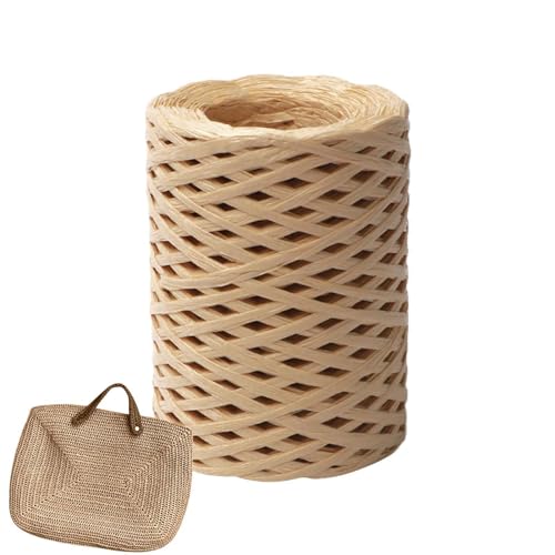 Bast Band Naturbast Papierband, Bastgarn Zum Häkeln, Raffiabast Papierband Bast Band Packschnur Für Bastelarbeiten, Bast Raffia Papier Packschnur Für Geschenkverpackung, Weben, Dekoration Bast Band Naturbast Papierband, Bastgarn Zum Häkeln, Raffiabast Papierband Bast Band Packschnur Für Bastelarbeiten, Bast Raffia Papier Packschnur Für Geschenkverpackung, Weben, Dekoration von Lnhgh