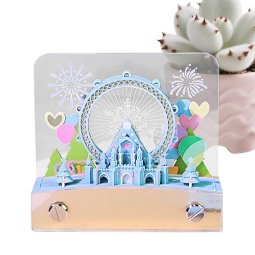 Lnhgh 3D Notizblock - 3D Papier Abreißkalender Mit Riesenrad Design - Abreißbare Haftnotizen Zur Schreibtischorganisation Für Schulaufgaben, Arbeitsorganisation, Urlaubsplanung, Kinder, Familie, Lnhgh 3D Notizblock - 3D Papier Abreißkalender Mit Riesenrad Design - Abreißbare Haftnotizen Zur Schreibtischorganisation Für Schulaufgaben, Arbeitsorganisation, Urlaubsplanung, Kinder, Familie, von Lnhgh
