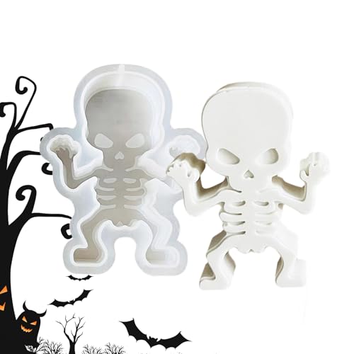 Lnhgh Halloween Kerzenformen - Kerzenherstellung Formen - Handgemachte Dekorationsfiguren Gipsformen Für Knete Epoxidharz Anhänger Seife Schokolade Pralinen Lnhgh Halloween Kerzenformen - Kerzenherstellung Formen - Handgemachte Dekorationsfiguren Gipsformen Für Knete Epoxidharz Anhänger Seife Schokolade Pralinen von Lnhgh