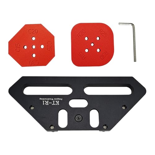Lnhgh Radius Führungsschablonen Für Router - Bogenfrässchablonen Set - Aluminium Führungsschablone zum Bogenschneiden für Holzbearbeitung Möbelkanten Holzhandwerker Heimwerker Lnhgh Radius Führungsschablonen Für Router - Bogenfrässchablonen Set - Aluminium Führungsschablone zum Bogenschneiden für Holzbearbeitung Möbelkanten Holzhandwerker Heimwerker von Lnhgh