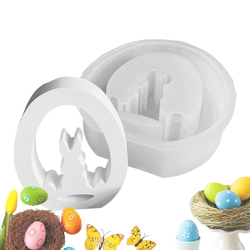 Silikonform Ostern, Ostern Kerzenhalter Silikonformen Gießformen, Kerzen Gießen Kerzenformen, Osterhase Ei Silikon Gipsformen Für Kerzenhalter Kerzen Handwerk Silikonform Ostern, Ostern Kerzenhalter Silikonformen Gießformen, Kerzen Gießen Kerzenformen, Osterhase Ei Silikon Gipsformen Für Kerzenhalter Kerzen Handwerk von Lnhgh