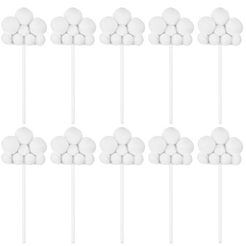 Lnngub 10 Stück Wolken-Kuchenaufsätze, Garnkugel, Wolke, Cupcake-Topper, Wolkendekoration, Plüsch, Wolkenform, Dessert-Picker, Wolkendekorationen für Babyparty, Geburtstag, Hochzeit, Party, Weiß Lnngub 10 Stück Wolken-Kuchenaufsätze, Garnkugel, Wolke, Cupcake-Topper, Wolkendekoration, Plüsch, Wolkenform, Dessert-Picker, Wolkendekorationen für Babyparty, Geburtstag, Hochzeit, Party, Weiß von Lnngub