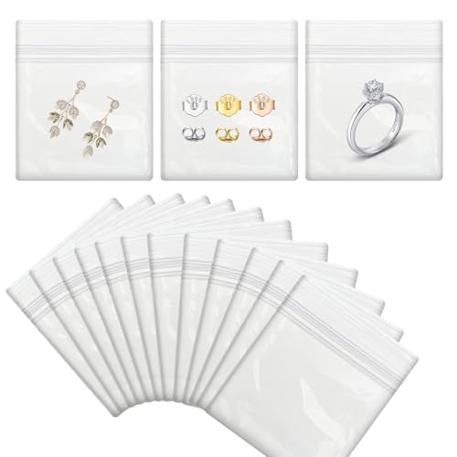 Lnngub 200 Stück Mini Druckverschlussbeutel, 30 x 25 mm Transparent Kleine Plastiktüten Wiederverwendbare Mini Zip Beutel für Ohrringe, Ohrstecker, Ringe, Perlen Lnngub 200 Stück Mini Druckverschlussbeutel, 30 x 25 mm Transparent Kleine Plastiktüten Wiederverwendbare Mini Zip Beutel für Ohrringe, Ohrstecker, Ringe, Perlen von Lnngub