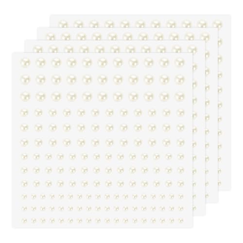 Lnngub 660 Stück/4 Blätter Selbstklebende Halbperlen, Milchig Perlen Sticker aus Acryl 3/4/5/6 mm Selbstklebende Perlen Aufkleber für Gesichtsdekoration, Maniküre, Schmuckherstellung, DIY-Handwerk Lnngub 660 Stück/4 Blätter Selbstklebende Halbperlen, Milchig Perlen Sticker aus Acryl 3/4/5/6 mm Selbstklebende Perlen Aufkleber für Gesichtsdekoration, Maniküre, Schmuckherstellung, DIY-Handwerk von Lnngub