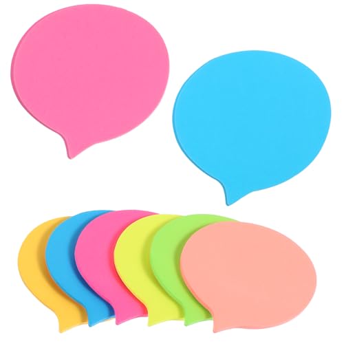 Lnngub 8 Blöcke/240 Blätter Farbige Haftnotizen, 8 Farben Selbstklebende Haftnotizzettel 76 x 76 mm Haftnotizen Lustig Blasen Form Sticky Notes für Büros, Schulen, Zuhause Lnngub 8 Blöcke/240 Blätter Farbige Haftnotizen, 8 Farben Selbstklebende Haftnotizzettel 76 x 76 mm Haftnotizen Lustig Blasen Form Sticky Notes für Büros, Schulen, Zuhause von Lnngub