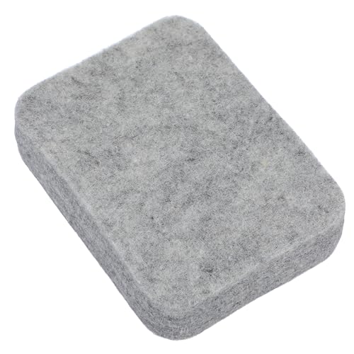 Lnngub Nadelfilz-Pad, graue Schwamm-Filzmatte, 11,7 x 9,5 cm, dicke und feste Filzmatte, natürliche Wolle, Nadelfilzmatte, Wollpressmatte zum Quilten, Bügeln, Wollfilzen Lnngub Nadelfilz-Pad, graue Schwamm-Filzmatte, 11,7 x 9,5 cm, dicke und feste Filzmatte, natürliche Wolle, Nadelfilzmatte, Wollpressmatte zum Quilten, Bügeln, Wollfilzen von Lnngub