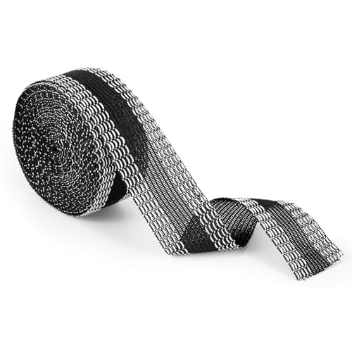 Lnngub Saumband für Hosen, waschbares Saumband, kein Nähen, kein Bügeln, sofortiges Aufbügeln, Saumbänder, Saumhosen ohne Nähen, für Jeans, Anzug, Hose, Hosenmund (Schwarz, 4,5 m) von Lnngub