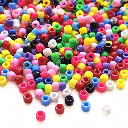 Lnvision 1000 Stück Pony perlen mit Zum Auffädeln Großes Loch 6x8mm Bunte Perlen Bastelperlen Mischfarbige Perlen für Halsketten Armbänder Schmuckherstellung Lnvision 1000 Stück Pony perlen mit Zum Auffädeln Großes Loch 6x8mm Bunte Perlen Bastelperlen Mischfarbige Perlen für Halsketten Armbänder Schmuckherstellung von Lnvision