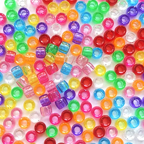 Lnvision 800 Stück 6x8mm Glitzernde Pony Perlen für Gestalten von Schmuck, Perlenarbeiten und Collagen Lnvision 800 Stück 6x8mm Glitzernde Pony Perlen für Gestalten von Schmuck, Perlenarbeiten und Collagen von Lnvision