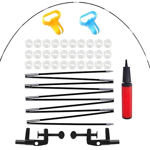 Wiederverwendbares Ballonbogen-Set, 3,7 m breit, verstellbar, Ballonbogen-Ständer-Set, 30 Stück Ballon-Clips, 2 Stück Bindewerkzeug mit drehbarer fester Basis für Hochzeiten, Abschlussfeiern, Wiederverwendbares Ballonbogen-Set, 3,7 m breit, verstellbar, Ballonbogen-Ständer-Set, 30 Stück Ballon-Clips, 2 Stück Bindewerkzeug mit drehbarer fester Basis für Hochzeiten, Abschlussfeiern, von LoNinLoAn