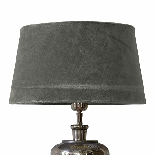 LOBERON Lampenschirm Anfor, für Tisch- oder Stehlampen, passend für einen Lampenfuß mit E27-Fassungen, Wohn-Accessoire, Wohndeko, Eisen, Baumwollsamt, grau LOBERON Lampenschirm Anfor, für Tisch- oder Stehlampen, passend für einen Lampenfuß mit E27-Fassungen, Wohn-Accessoire, Wohndeko, Eisen, Baumwollsamt, grau von Loberon