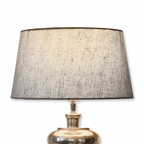 LOBERON Lampenschirm Anfor, lichtdurchlässig, für Tisch- oder Stehlampen geeignet, passend für E27-Fassungen, Wohn-Accessoire, Eisen, Leinen, taupe LOBERON Lampenschirm Anfor, lichtdurchlässig, für Tisch- oder Stehlampen geeignet, passend für E27-Fassungen, Wohn-Accessoire, Eisen, Leinen, taupe von Loberon