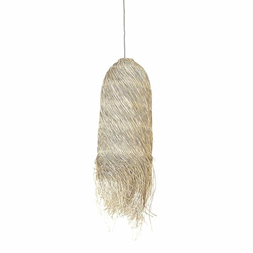LOBERON Lampenschirm Shereena, aus Naturmaterialien, von Hand geflochten, faszinierender Eyecatcher, Wohn-Accessoire, Eisen, Pandan-Palme, braun von Loberon