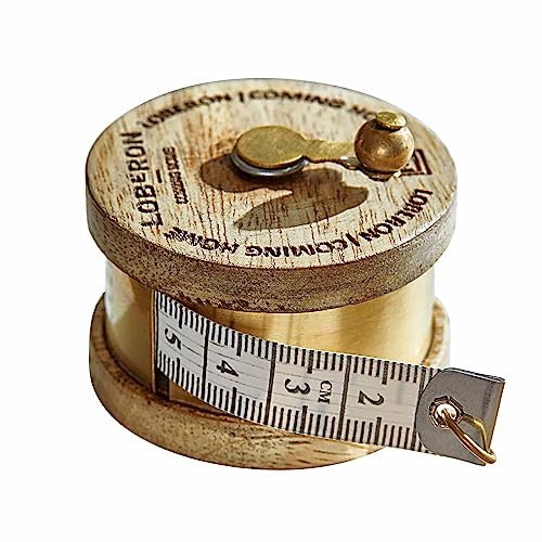 LOBERON Maßband Lewiston, Maßbandlänge 1,5 m, praktisch & dekorativ, nostalgisch, Weihnachten, Geschenkidee, Mangoholz, Nylon, Messing, antikbraun LOBERON Maßband Lewiston, Maßbandlänge 1,5 m, praktisch & dekorativ, nostalgisch, Weihnachten, Geschenkidee, Mangoholz, Nylon, Messing, antikbraun von Loberon