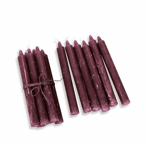 Loberon Kerze 12er Set Bauceau, Rustikales Finish, von Hand Veredelt, Durchgefärbt & Geruchsneutral, Stabkerzen, Dekoration, Paraffinwachs, lila Loberon Kerze 12er Set Bauceau, Rustikales Finish, von Hand Veredelt, Durchgefärbt & Geruchsneutral, Stabkerzen, Dekoration, Paraffinwachs, lila von Loberon