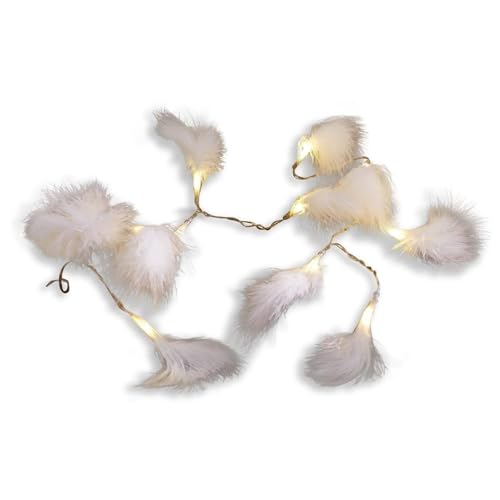 Loberon Lichterkette 2er Set Forres, mit Hellen Federn, warmweiße LEDs, Weihnachtsbeleuchtung, Weihnachtsdekoration, Weihnachten, Kunststoff, Truthahnfedern, weiß Loberon Lichterkette 2er Set Forres, mit Hellen Federn, warmweiße LEDs, Weihnachtsbeleuchtung, Weihnachtsdekoration, Weihnachten, Kunststoff, Truthahnfedern, weiß von Loberon