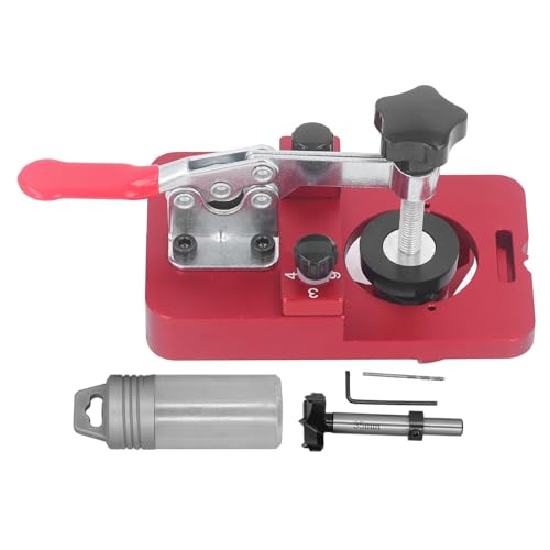 Hinge Hole Opener Aluminum Alloy Drilling Jig for Cabinet Door Punching Guide Locator 0-25mm Clamping Thickness Hinge Hole Opener Aluminum Alloy Drilling Jig for Cabinet Door Punching Guide Locator 0-25mm Clamping Thickness von Loboo Idea